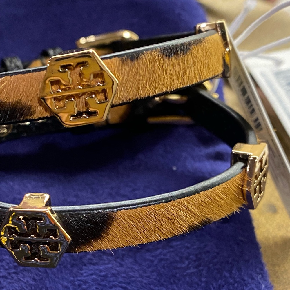 Tory Burch Hex Single Hair Calf Bracelet